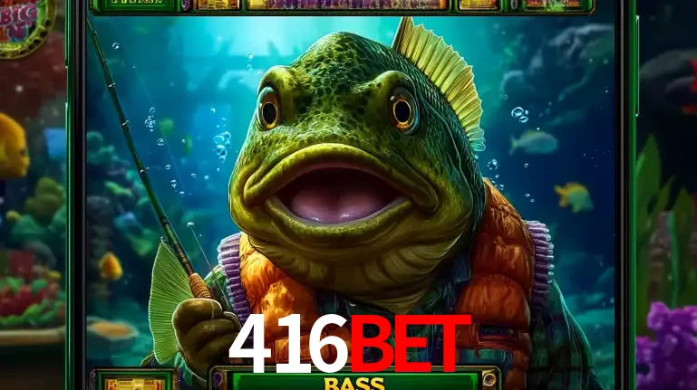 Personagem de peixe pescador do popular jogo de slot com tema de pescaria, uma das emocionantes opções de caça-níqueis para jogar e ganhar no cassino 416bet.